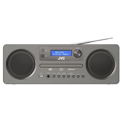 JVC RD-E861B-DAB, černý/šedý