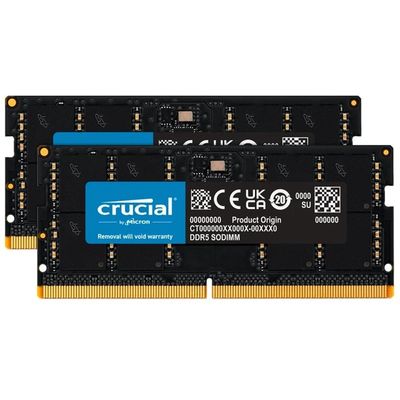 Crucial DDR5 64GB (2x32) 4800MHz CL40 (CT2K32G48C40S5)