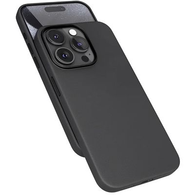 Epico Mag+ kožený kryt iPhone 15 Pro Max - černý - rozbalené / použité