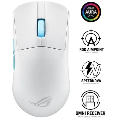 ASUS ROG Harpe Ace Aim Lab Edition Moonlight White