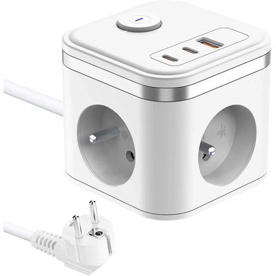 Síťový adaptér VIKING YC33 bílý
