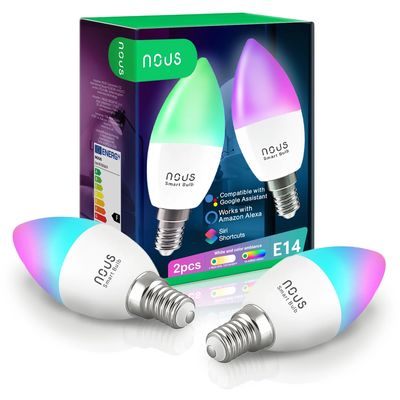 NOUS P4 WiFi Tuya RGB E14 (2ks)