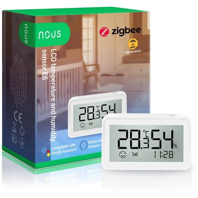 NOUS E6 ZigBee Tuya detektor teploty a vlhkosti