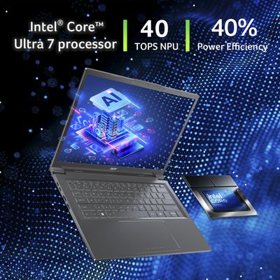Acer Aspire 14 AI Steel Gray (A14-52M-58T2) (NX.JFVEC.002)