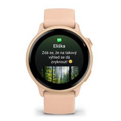 Garmin vivoactive 6 Metallic Pink Dawn / řemínek Pink Dawn