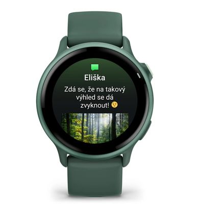 Garmin vivoactive 6 Metallic Jasper Green / řemínek Jasper Green