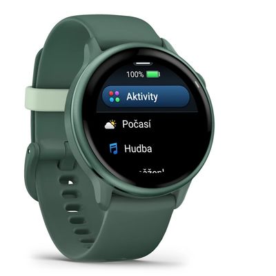 Garmin vivoactive 6 Metallic Jasper Green / řemínek Jasper Green