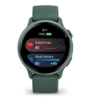 Garmin vivoactive 6 Metallic Jasper Green / řemínek Jasper Green