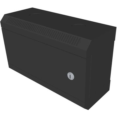RACK DATACOM 10 nástěnný rozvaděč 4U/140 mm (plech) černý