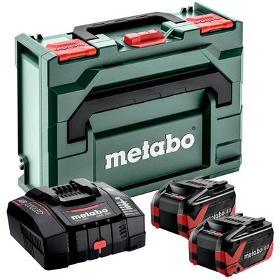 Metabo sada 2x LiHDX 8,0 Ah + ASC 290 + metaBOX 145