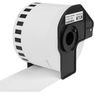 PRINTLINE kompatibilní s Brother DK-N55224, bílá papírová role, nelepící 54 x 30,48m
