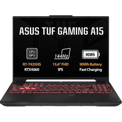 ASUS TUF Gaming A15 FA507NVR-LP004 Mecha Gray kovový