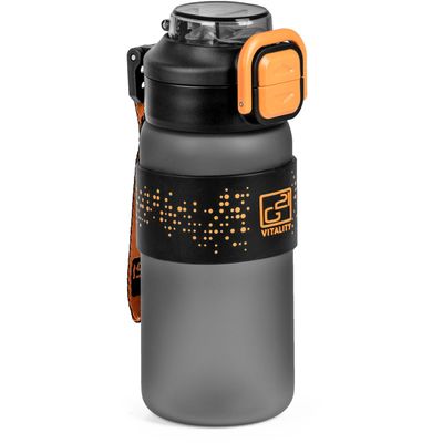 G21 Láhev na pití 600 ml 2v1, šedá zmrzlá