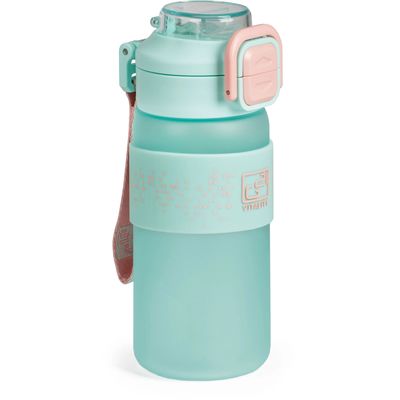 G21 Láhev na pití 600 ml 2v1, mátová zmrzlá