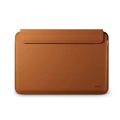 Epico Leather Sleeve for Macbook Air 15 - hnědá