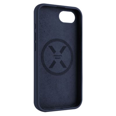 Zadní kryt FIXED MagFlow s podporou MagSafe pro Apple iPhone 16e, modrý