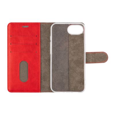 Pouzdro typu kniha FIXED Opus pro Apple iPhone 16e, červené
