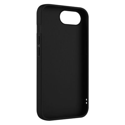 Zadní pogumovaný kryt FIXED Story pro Apple iPhone 16e, černý