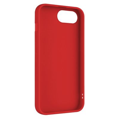 Zadní pogumovaný kryt FIXED Story pro Apple iPhone 16e, červený