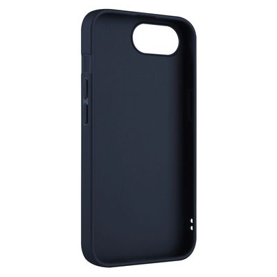 Zadní pogumovaný kryt FIXED Story pro Apple iPhone 16e, modrý