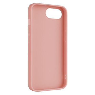 Zadní pogumovaný kryt FIXED Story pro Apple iPhone 16e, růžový
