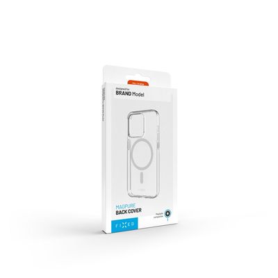 Zadní kryt FIXED MagPure s podporou Magsafe pro Apple iPhone 16e, čirý