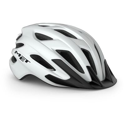 Cyklistická helma MET CROSSOVER bílá -52/59
