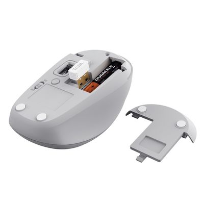 Trust Yvi+ Multi-Device Wireless Mouse, bílá