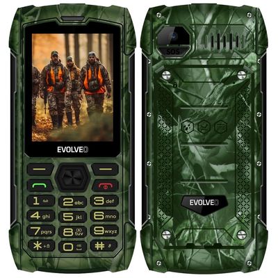 EVOLVEO StrongPhone H1 lovecká kamufláž