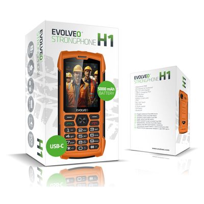 EVOLVEO StrongPhone H1 oranžový