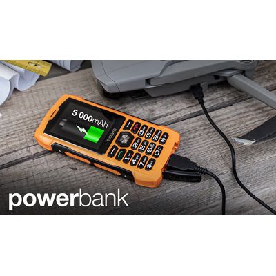 EVOLVEO StrongPhone H1 oranžový