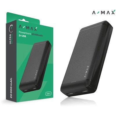 Powerbanka A-MAX 20 000 mAh, černá