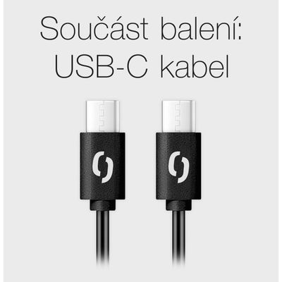Rychlá nabíječka ALIGATOR PD 20W USB-C, USB-C/USB-C, černá