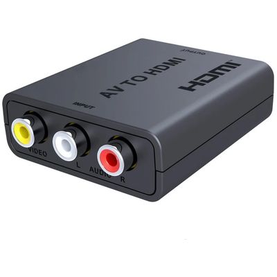 Převodník AV kompozitního signálu a stereo zvuku na HDMI 1080P - rozbalené / použité