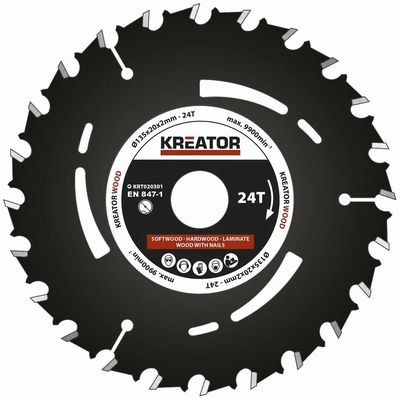 Kreator KRT020301 - Pilový kotouč pro ponorné pily 135mm, 24T