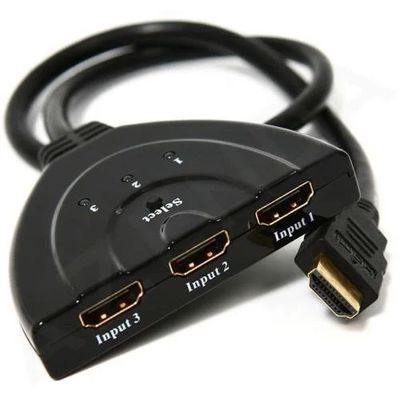 Gembird HDMI přepínač, pro 3 zdroje na 1 TV - rozbalené / použité