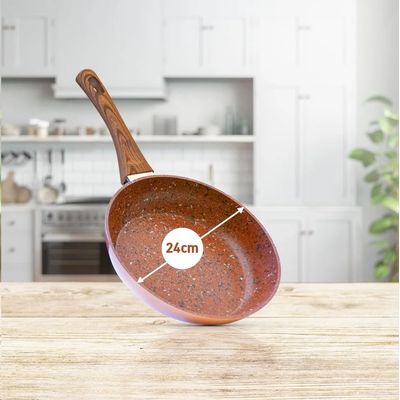 Livington Copper & Stone Pan 24cm