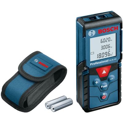 BOSCH GLM 40 Laserový měřič vzdálenosti - rozbalené / použité