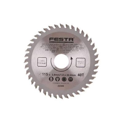Festa Kotouč pilový do dřeva TCT, O 160 x 2,8 x 20 mm, 60 zubů