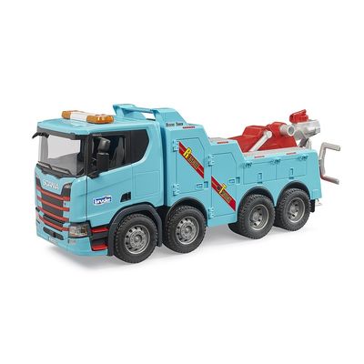 Bruder Scania Super 560R Vyprošťovací a odtahový vůz se zvukem a světlem