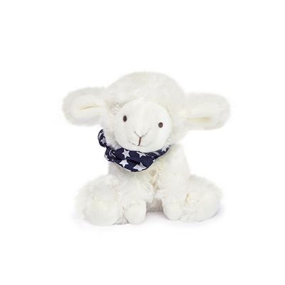 Doudou Plyšový beránek s šátkem 12 cm