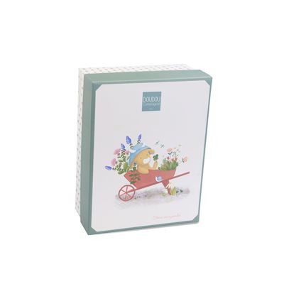 Doudou Dárková sada Plyšový muchláček kravička Aneth 27 cm