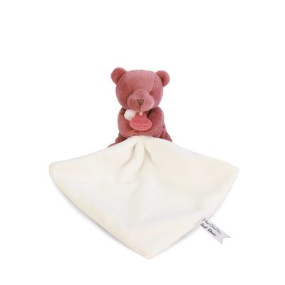 Doudou Můj malý medvídek 10 cm vínový