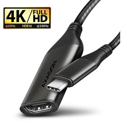 AXAGON RVC-HI2M, USB-C -> HDMI 2.0a redukce / adaptér, 4K/60Hz HDR10 - rozbalené / použité