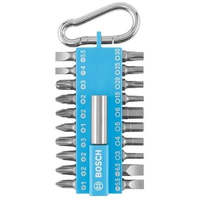 Bosch Sada 21 šroubovacích nástavců s karabinou, světle modrá (2.607.002.822)