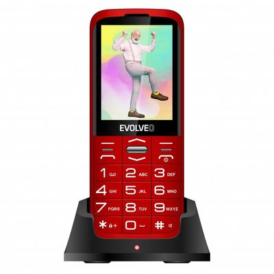 EVOLVEO EasyPhone XO červený - rozbalené / použité