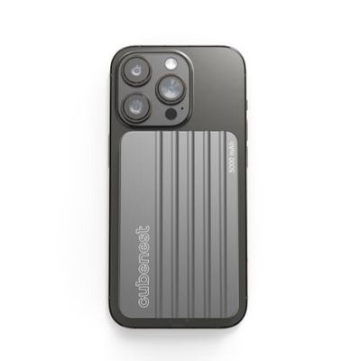 Cubenest Magnetická bezdrátová powerbanka 5000 mAh S1B1 - šedá