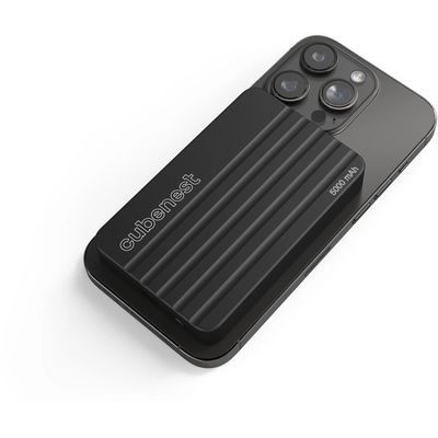 Cubenest Magnetická bezdrátová powerbanka 5000 mAh S1B1 - černá