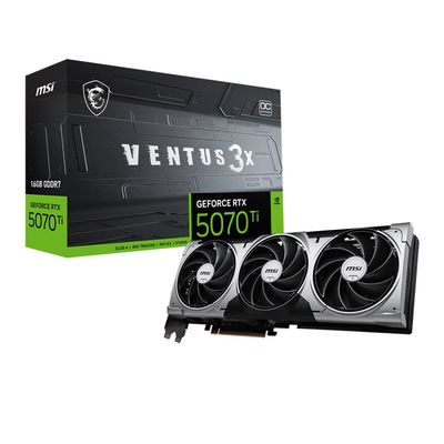 MSI GeForce RTX 5070 Ti 16G VENTUS 3X OC - rozbalené / použité