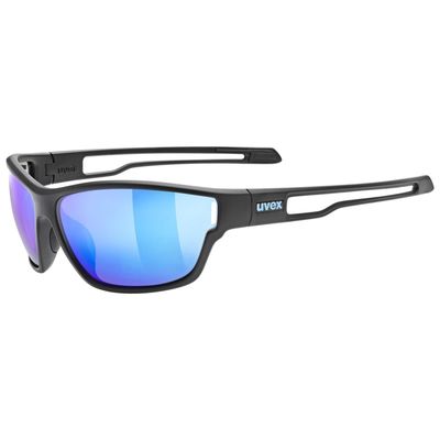 UVEX BRÝLE SPORTSTYLE 806 BLACK MATT/MIR.BLUE